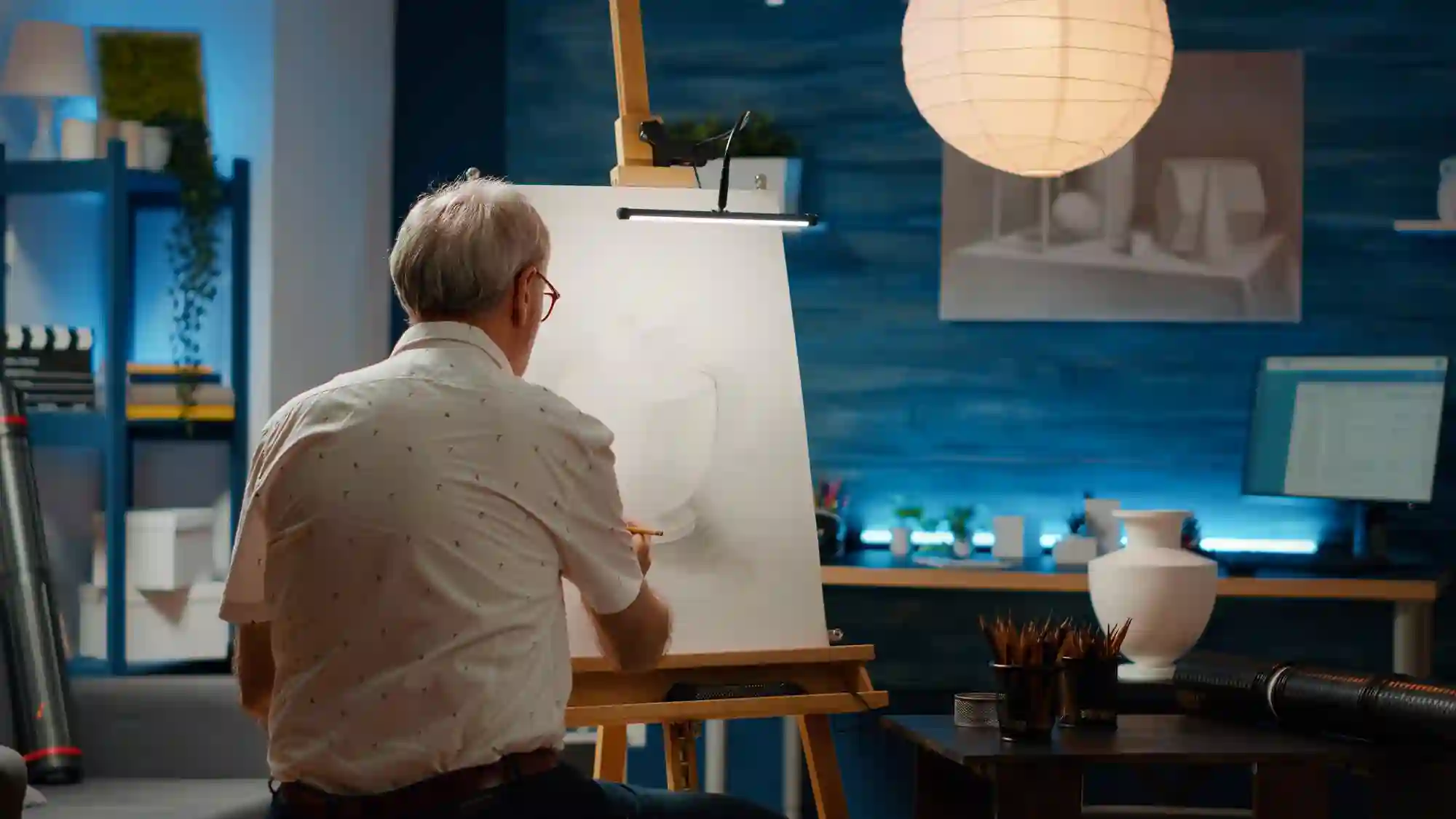 the  villa overlooks dramatic mountainous scenery